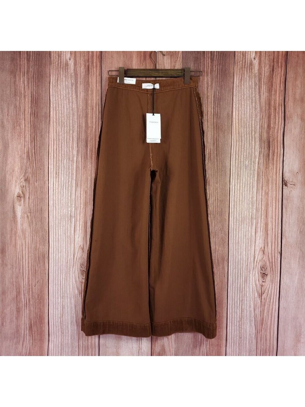 NWT Zara Womens Size 2 The Marine Culotte in Sweet Corduoiry Wide Leg Pants - Picture 4 of 15